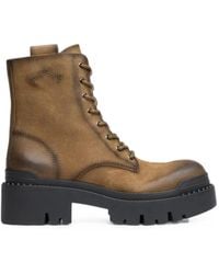 Ash - Noah Lace-Up Combat Boots - Lyst