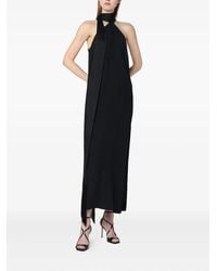 ‎Taller Marmo - Maxi-Jurk Met Halternek En Franje - Lyst