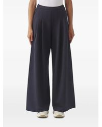 Max Mara - Pleated Palazzo Pants - Lyst