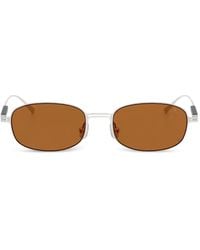 Brunello Cucinelli - Carlito B Oval-Frame Sunglasses - Lyst