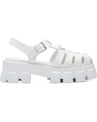 Prada - Rubber Platform Sandals 55 - Lyst