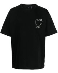 FIVE CM - Heart-print Cotton T-shirt - Lyst