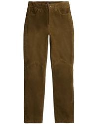 RRL - Laced Suede Trousers - Lyst