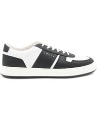 Hogan - Leather Panelled Sneakers - Lyst