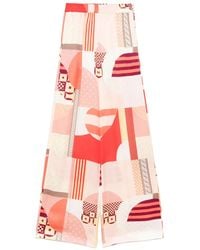 Fendi - Broek Met Print - Lyst