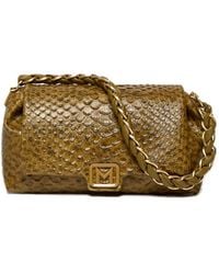 Marella - Medium Le Muse Snake-Effect Braided-Strap Tote Bag - Lyst