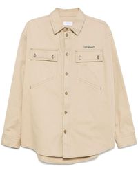 Off-White c/o Virgil Abloh - 'Stitch Cotgab' Overshirt - Lyst