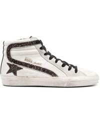 Golden Goose - Slide Sequin-Embellished Sneakers - Lyst