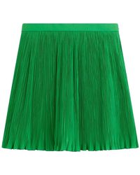 RED Valentino - Pleated Mini Skirt - Lyst
