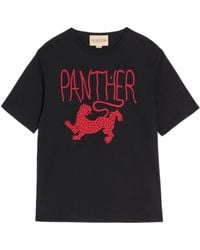 Valentino Garavani - Printed Cotton T-Shirt - Lyst