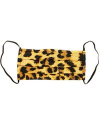 ARIZONA LOVE - Bandana Leopard-Print Pleated Face Mask - Lyst
