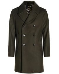 Sealup - Double-Breasted Wool Coat - Lyst
