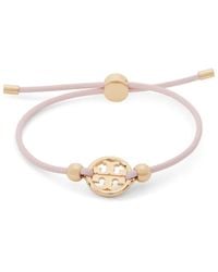 Tory Burch - Miller Leren Armband - Lyst
