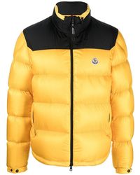Moncler - Two-tone Logo-patch Padded Jacket - Lyst