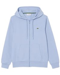 Lacoste - Classic Fit Zip-Up Fleece Hoodie - Lyst