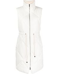 Peserico - Quilted Zip-up Gilet - Lyst