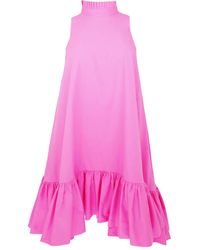 Azeeza - Alcott Halterneck Ruffled Mini Dress - Lyst