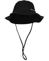 Markgong - Logo-Embroidered Drawstring Bucket Hat - Lyst