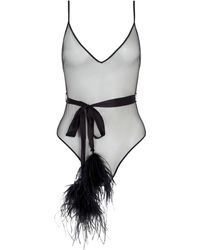 Kiki de Montparnasse - Dita Feather Bodysuit - Lyst