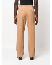 Palm Angels - Ripped-Detail Straight-Leg Trousers - Lyst