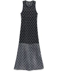 Maje - Maxi-Jurk Met Kralen - Lyst