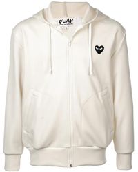COMME DES GARÇONS PLAY - Heart Logo Hoodie - Lyst