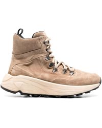 Officine Creative - Suede Lace-Up Boots - Lyst