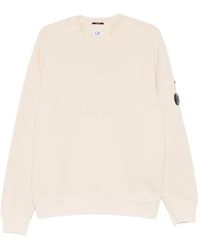 C.P. Company - Cotton Crewneck Sweatshirt With Pocket And Magnifying Glass - Lyst