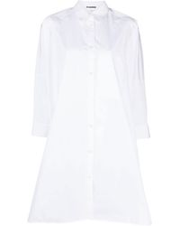 Jil Sander - A-line Shirt Dress - Lyst