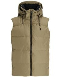 Polo Ralph Lauren - Hooded Quilted Gilet - Lyst