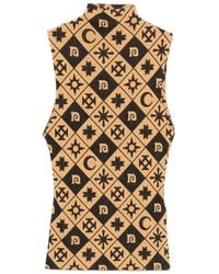 Nanushka - Geometric-Pattern Sleeveless Top - Lyst