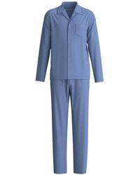 CALIDA - Button-Up Chest-Pocket Pajamas - Lyst