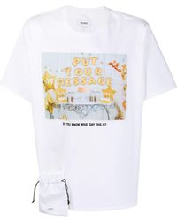 Doublet - T-Shirt mit Slogan-Print - Lyst
