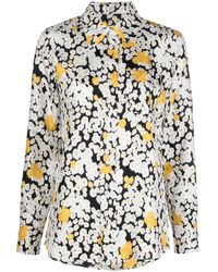 Lanvin - Floral-print Silk Shirt - Lyst