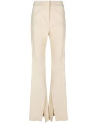 Pinko - Side-slit Flared Trousers - Lyst