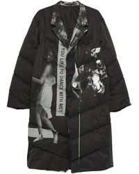 Yohji Yamamoto - Single-Breasted Padded Coat - Lyst