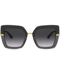 Dolce & Gabbana - Occhiali da sole Half print - Lyst