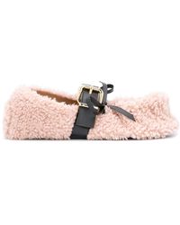 Marni Ballerinas mit Schnalle - Pink