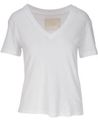 Citizens of Humanity - V-neck Cotton T-shirt - Lyst