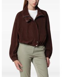 Nour Hammour - Pia Suede Bomber Jacket - Lyst