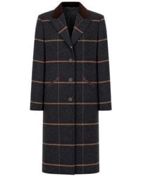 Fortela - Manteau Flossie À Carreaux - Lyst