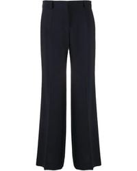 Alberto Biani - High-Rise Wide-Leg Trousers - Lyst
