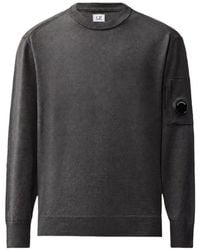 C.P. Company - Extrafine Merino Wool Lens Crewneck Sweater - Lyst