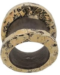 Parts Of 4 - 18Kt Chasm Ring V2 - Lyst