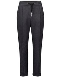 BETTY&CO - Drawstring-Waist Turn-Up Trousers - Lyst