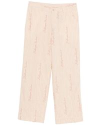 Kidsuper - Pinstripe Logo Trousers - Lyst