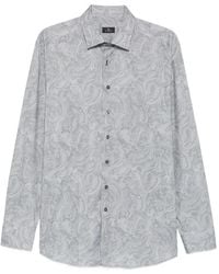 Etro - Paisley-Print Long-Sleeve Shirt - Lyst