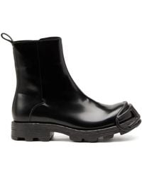 DIESEL - D-Hammer Zip D Denim Ankle Boots - Lyst