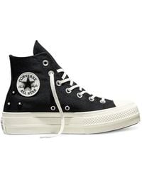 Converse - Baskets Chuck Taylor All Star Lift À Plateforme Et Perles - Lyst