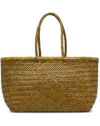 Dragon Diffusion - Big Triple Jump Woven Leather Tote Bag - Lyst
